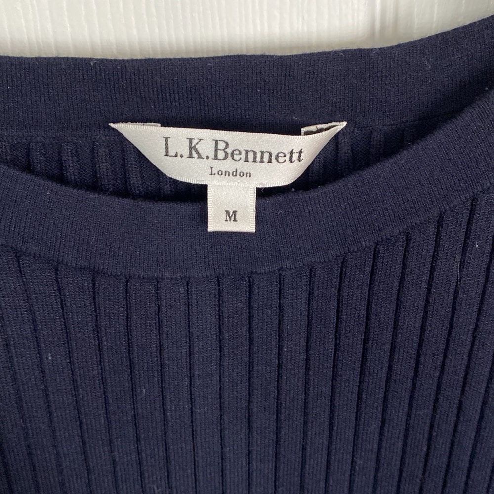 Navy Blue LK Bennett knit dress. Size M. Knee length. All offers considered!